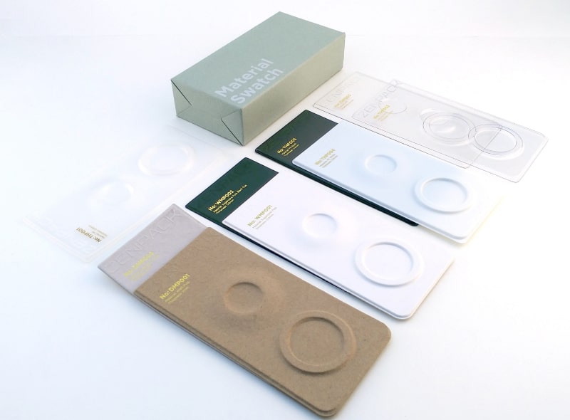 zenpack material swatch kit and trays
